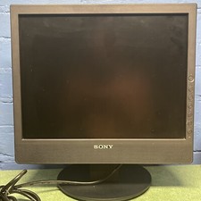 SONY 15in LCD Color Computer Monitor SDM-X53 Monitor  Power Cable Works Great