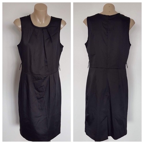 LAURA ASHLEY Black Sleeveless Dress 