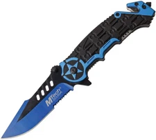 New MTech Linerlock A/O Blue MT-A1008BL