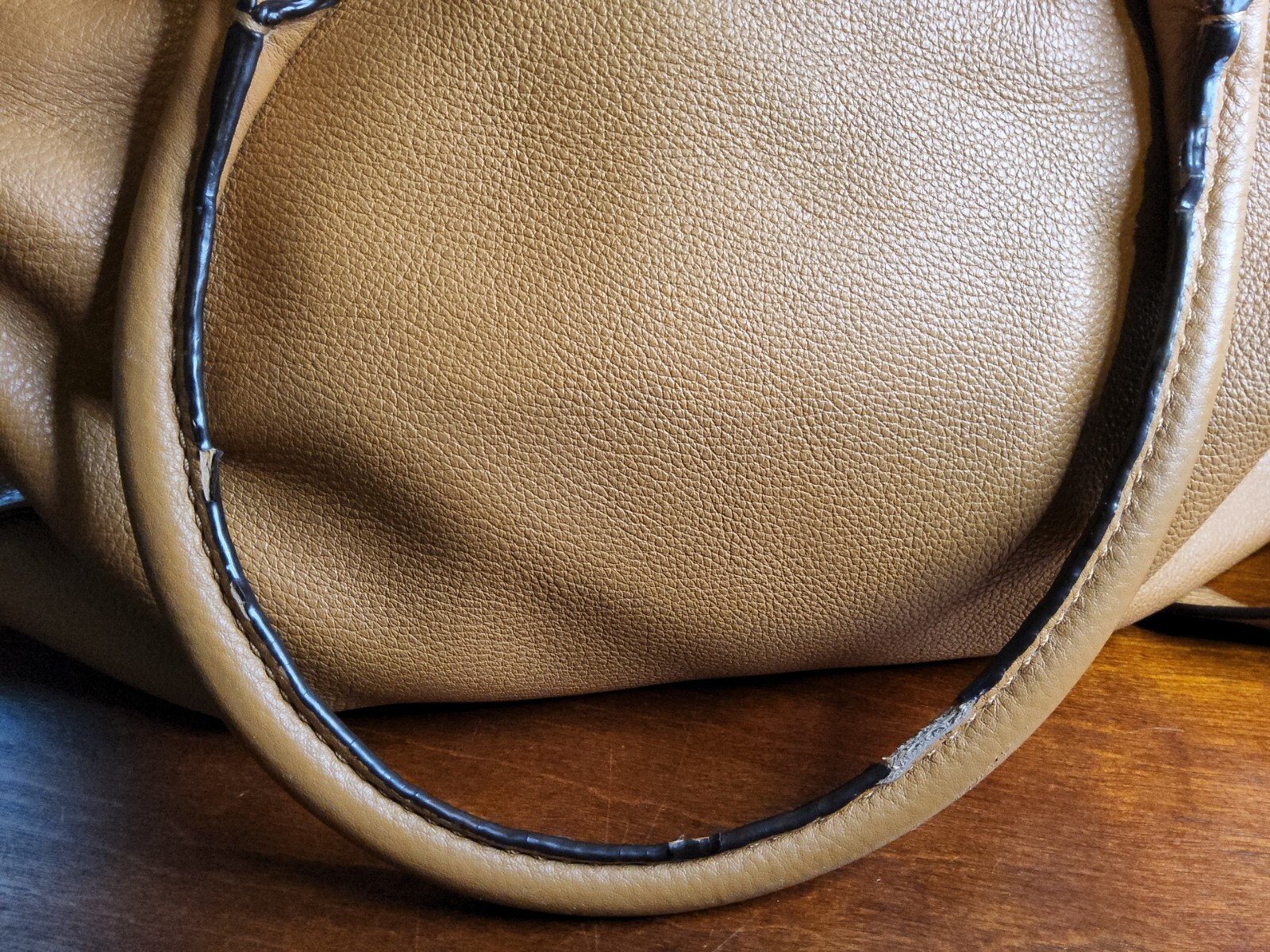 Authentic Michael Kors collection Large Cognac le… - image 6