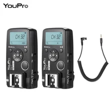 YouPro Pro-7 Wireless Shutter Timer Remote Flash Trigger 2in1 DC0 2.5mm