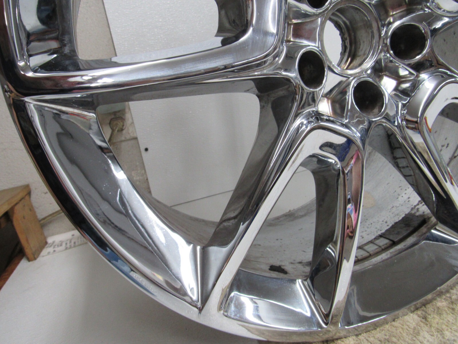 2016 BENTLEY CONTINENTAL GTC GT V8 WHEEL POLISHED 20x9.5 FORGED CHROME OEM-6872