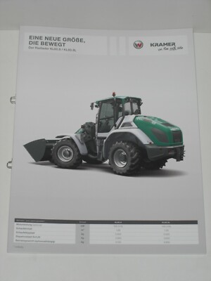 Kramer Wheel Loader KL60.8/KL 60.8L Brochure from 10/2017 (9643)