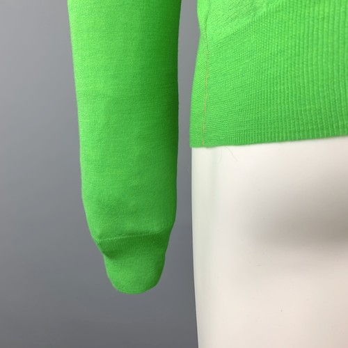 PAUL SMITH Size S Green Merino Wool Crew Neck Pullover - Picture 4 of 6