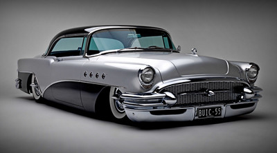 VINTAGE 1955 BUICK CUSTOM CAR POSTER PRINT 20x36 9MIL PAPER | eBay