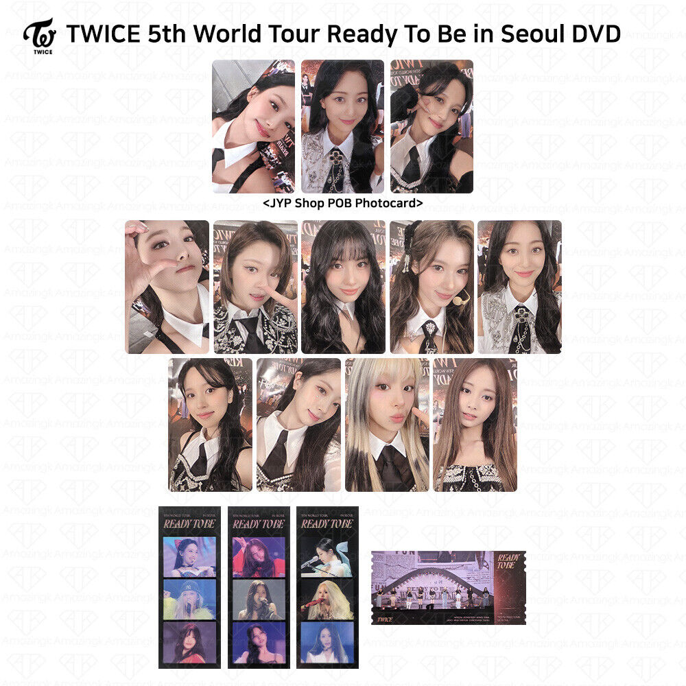 TWICE 5th World Tour Ready To Be in Seoul DVD JYP Shop POB TWICE 5th World Tour Ready To Be in Seoul DVD JYP Shop POB