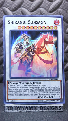 | Yugioh Shiranui Sunsaga OP10-EN008 Super Rare Ots Tournament Pack10 NM   |