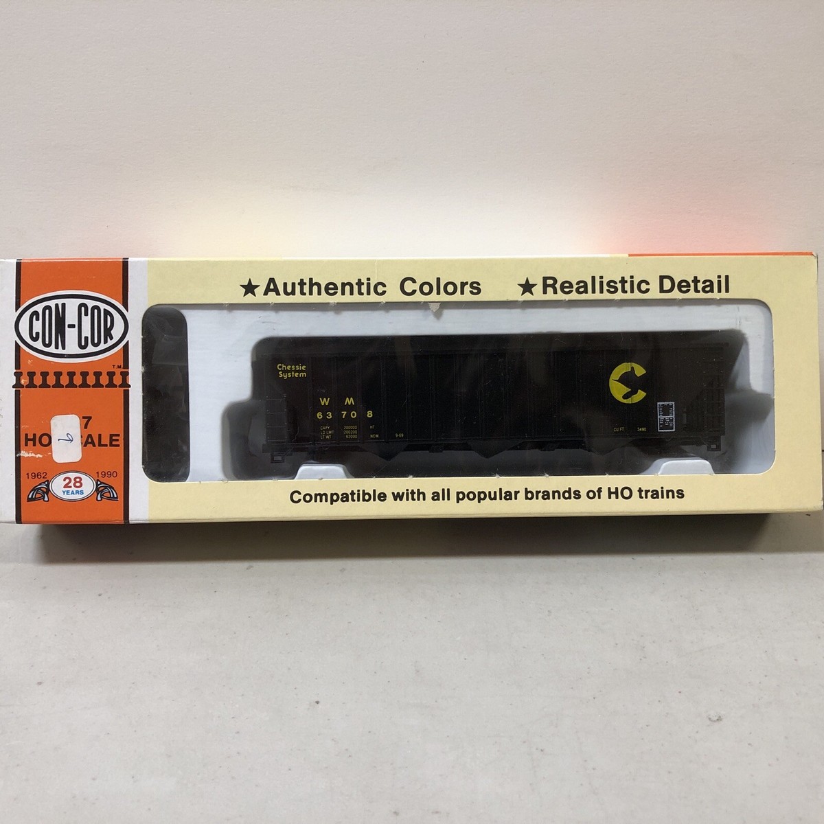 N Scale Con-Cor 0001-175112 Chesapeake & Ohio Quad Bay