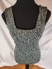 Varley Size Small Built In Bra Tank Top Animal Print
