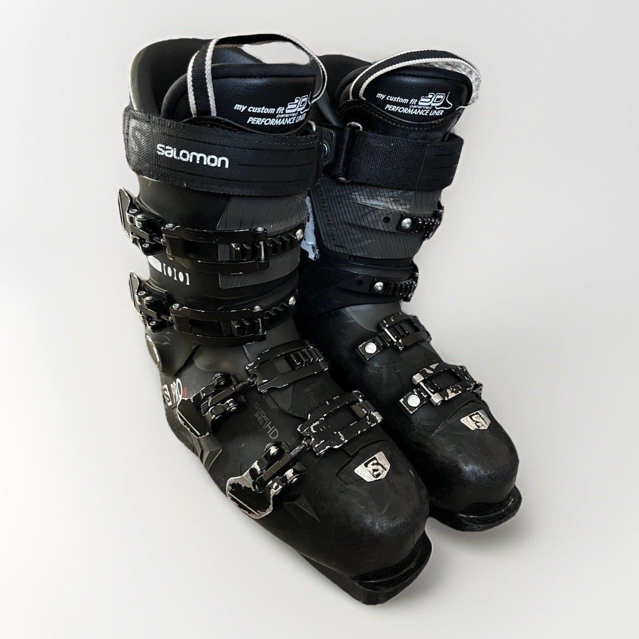 Scarponi da sci Salomon S Pro 100 HV neri scarponi da sci downhill taglia 26