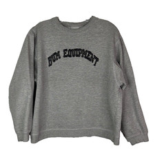 Vintage B.U.M Equipment Gray Crewneck Sweatshirt Size Large