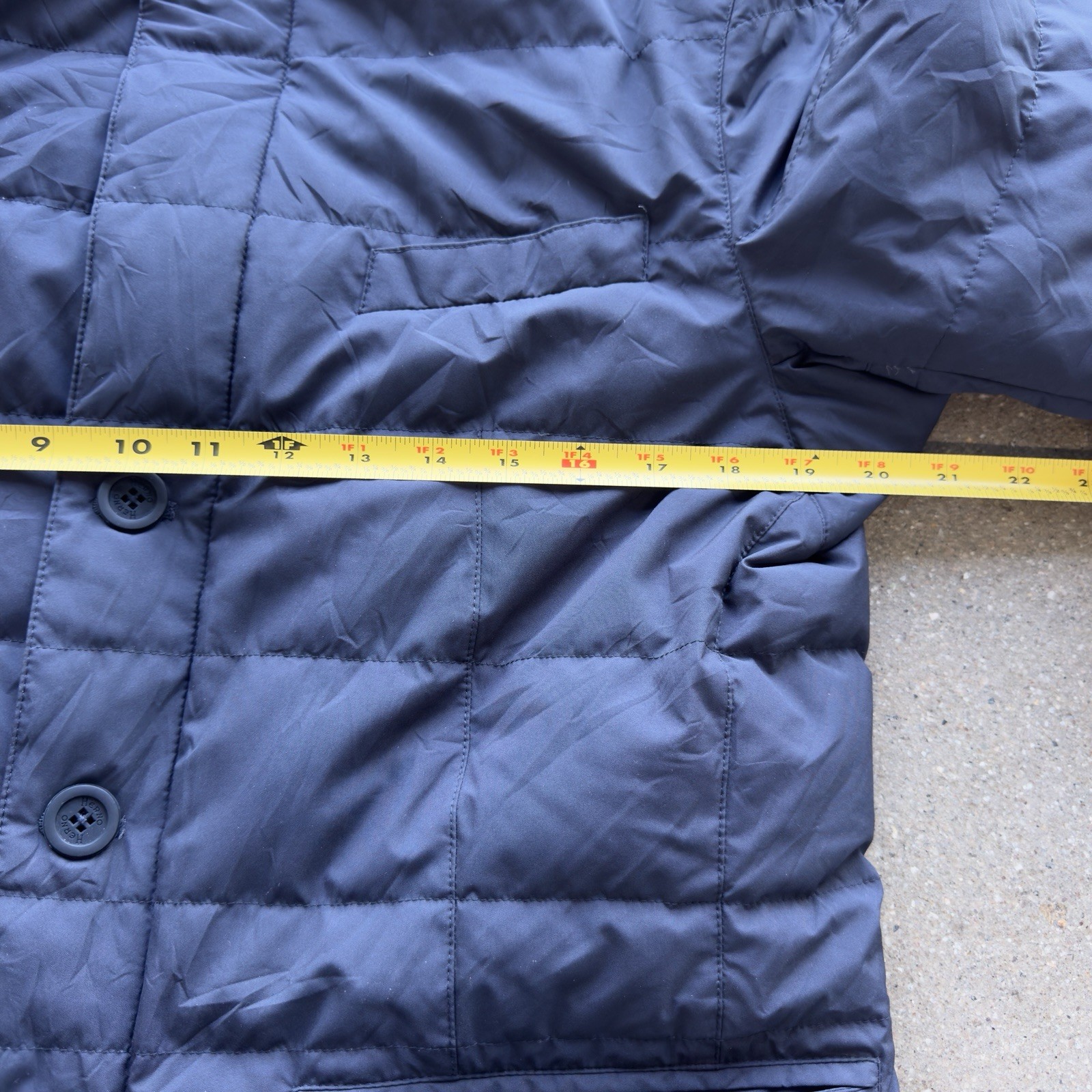 Herno Laminar Men's Gore-Tex Down Jacket Size 50 Navy Blue image 9