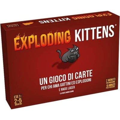 Exploding Kittens - Brettspiel New Edition Original Italienisch ASMODEE