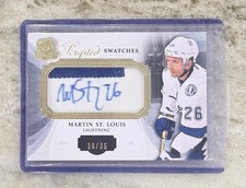 2013-14 The Cup Hockey - Martin St. Louis Scripted Swatches /35