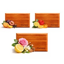 Car Air Freshener Wood 3 Pack   Refillable Solid Diffuser, North American Ald...