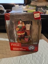 Coca Cola Sundblom Santa Ornament 2006 In Box