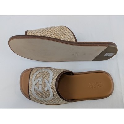 Gucci Maverik Junlin Slide Sandal in Miro Soft Natural BNWB 10.5 Gucci - 11 US 