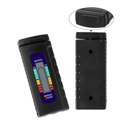 Präziser Batteriestandsprüfer mit LCD-Display für verschiedene Batterietypen