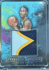 Panini Origins Rookie Jumbo Jerseys Bennedict Mathurin Turquoise /25 Pacers