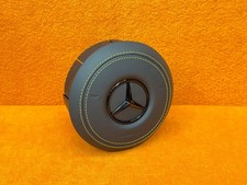 Cover airbag Custom in Pelle cuciture gialle per Mercedes W177 A45s Amg