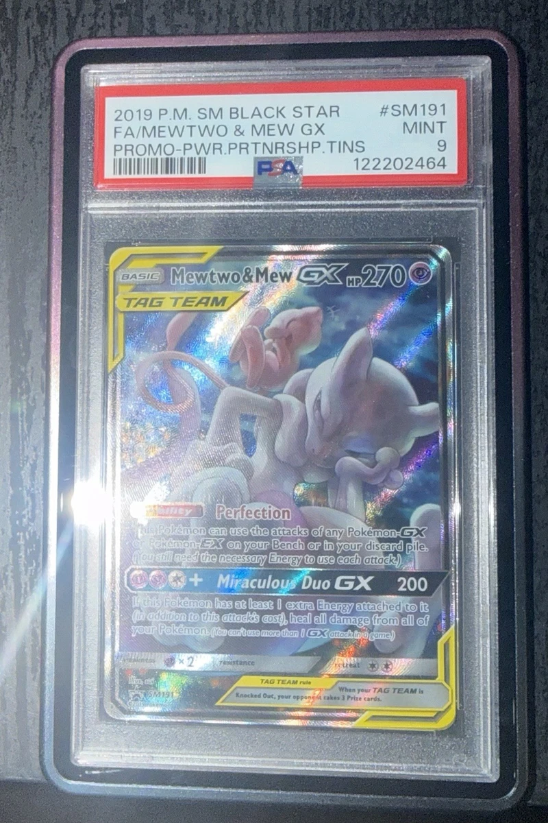 Mewtwo Pokémon TCG Professional Sports Authenticator (PSA) Grade 9
