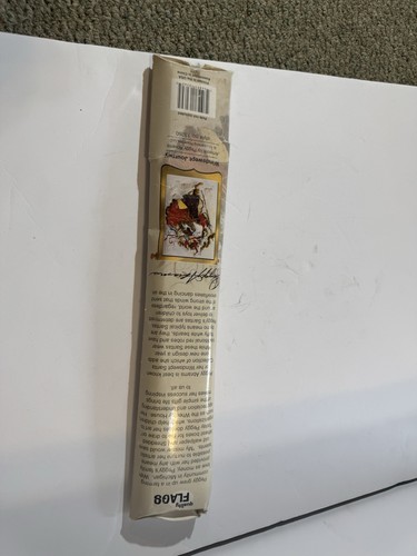 Vintage Evergreen Holiday Windswept Santa Flag Peggy Abram’s 29x43 In. New!!! - Picture 2 of 3