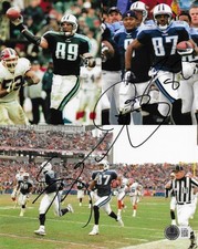 Kevin Dyson Signed 8x10 Photo Autographed BAS Tennessee Motor City Miracle 60