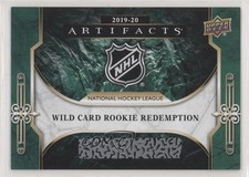 2019-20 Artifacts Rookie Redemption Emerald /99 Nicolas Hague (Expired Card) fm0. rookie card picture