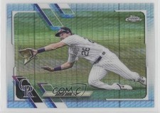 2021 Topps Chrome Prism Refractor David Dahl #179 0g27