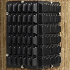 EQUI-ESSENTIAL 3-Pack Stall Corner Scratcher (470082BLK-ONE)