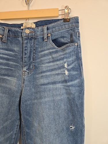 Altar'd State High Rise Flare Jeans Distressed Size 29/9 - Picture 5 of 11