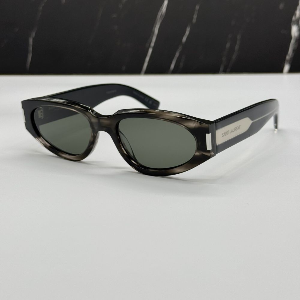 NUOVI OCCHIALI DA SOLE SAINT LAURENT SL618 004 DONNA HAVANA OVAL EYEWEAR SL 618 004