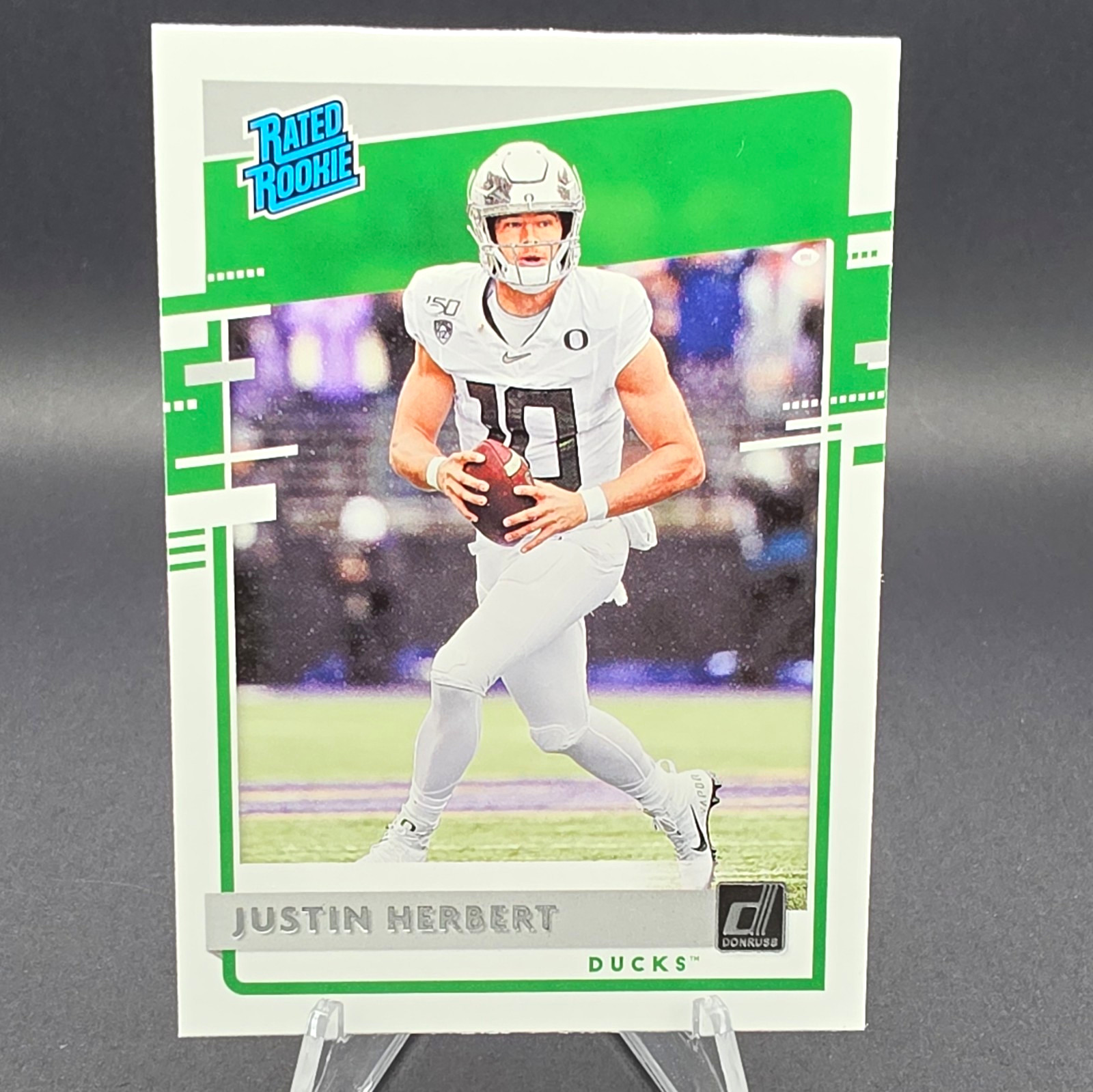 Panini 2020 Chronicles Draft Picks Donruss Rated Rookie Justin Herbert #4