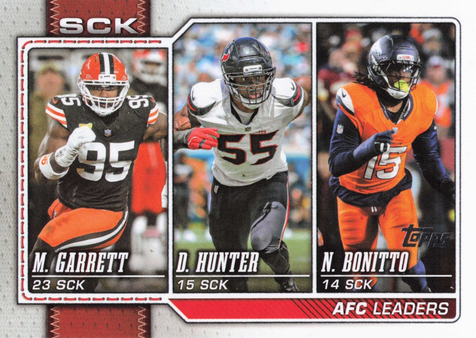 Myles Garrett / Danielle Hunter / Nik Bonitto - 2026 Topps Football #288