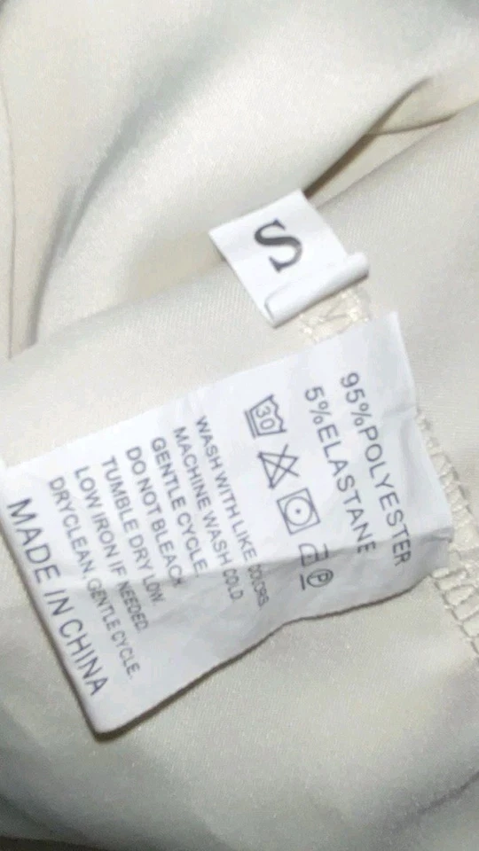 Camiseta sin mangas Y2k para mujer Babydoll de encaje marfil coqueta Kawaii frente abierto cami talla S Foto 3 de 4