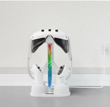 RGB Ambient Light VR Charging Station for Meta 3 VR Headset & Controllers Charge