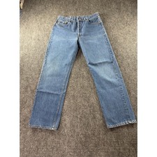 Levis 501xx Vintage Jeans Mens 36x33 Blue Med Wash Straight Leg Button Fly USA