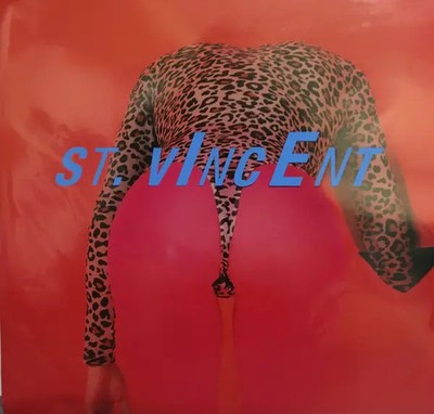 LP St. Vincent Masseduction PINK VINYL, LTD ED, POSTER, STICKERS, BOOKLET