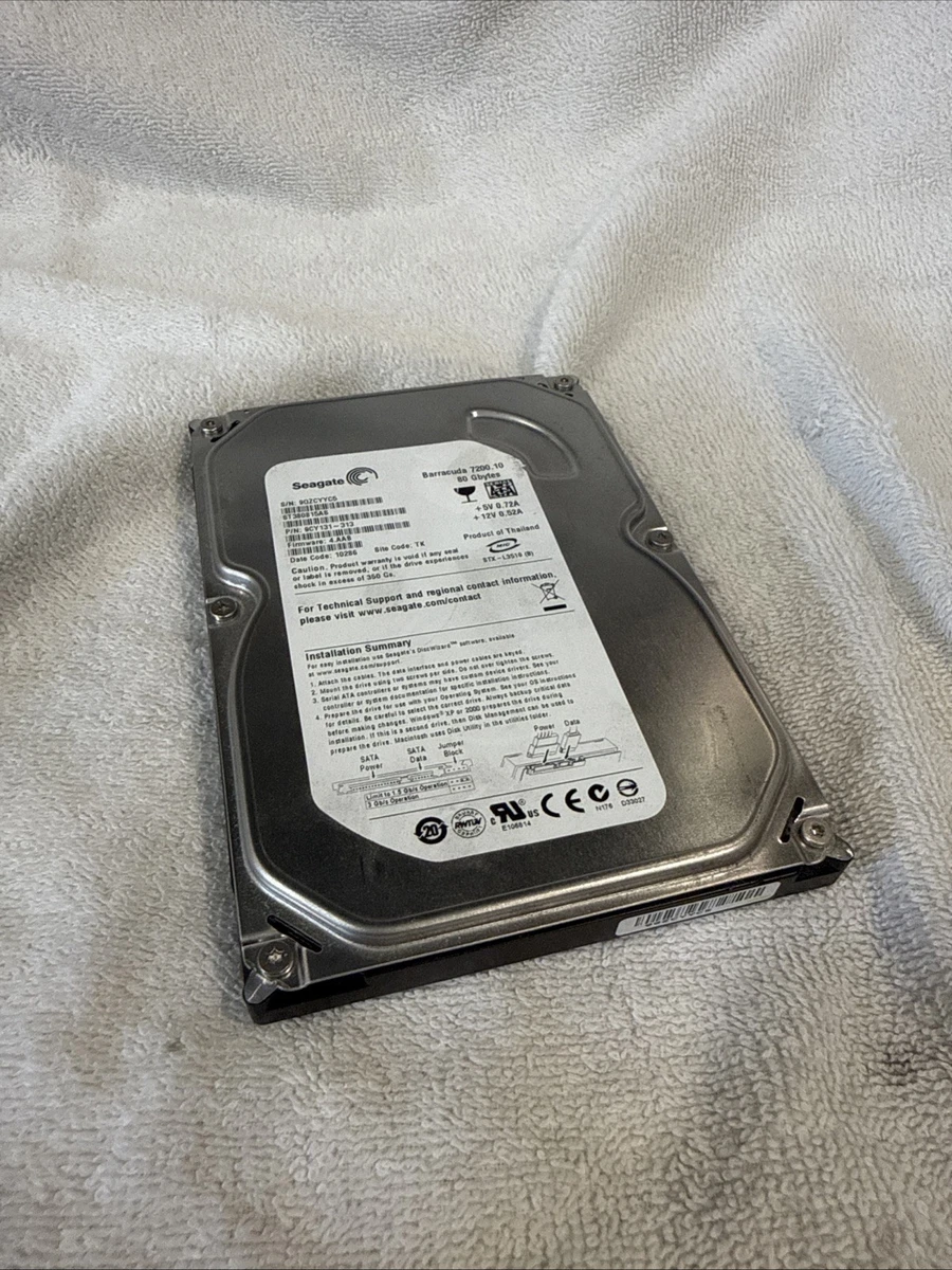 Seagate 80 GB Internal Hard Disk Drives for sale | eBay
