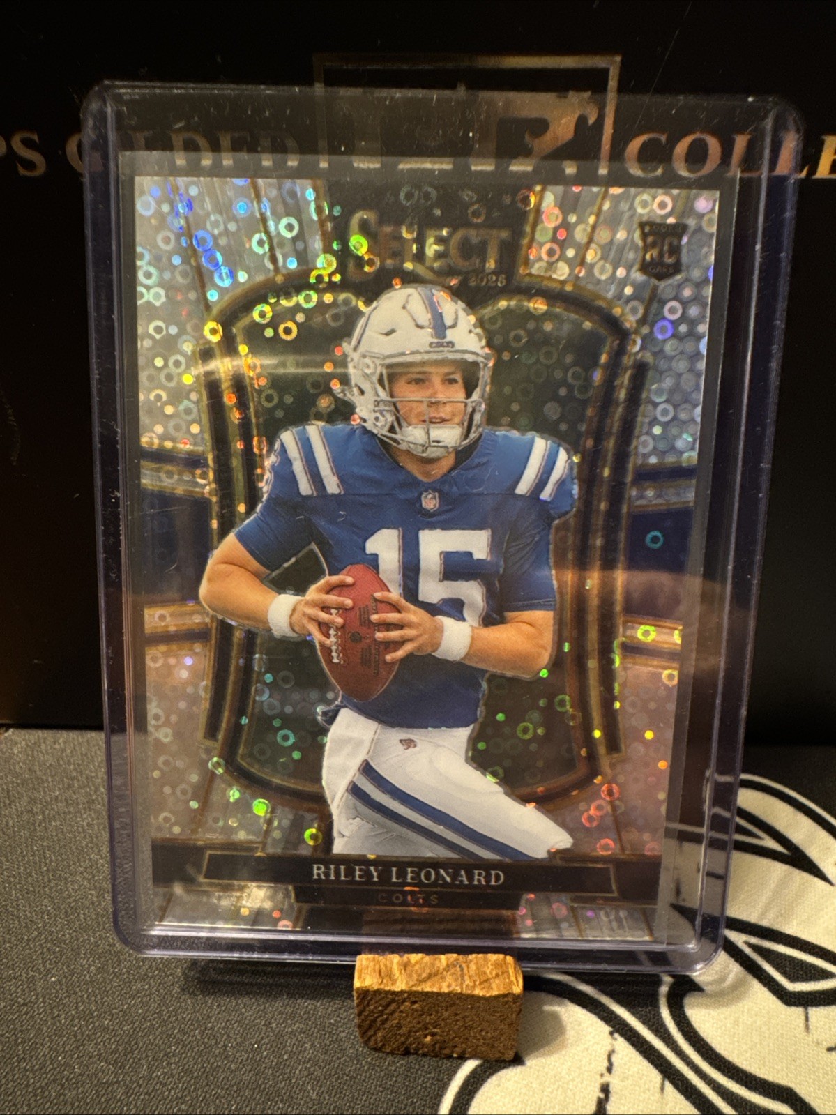 2025 Panini Select- Riley Leonard Premier Level Disco Prizm (RC) #133