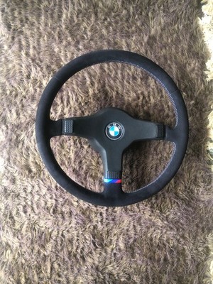 Bmw M Tech 1 steering wheel Custom Alcantara 385mm e30 M3 325i e28 e34 e28 m5