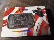 2024 Panini Impeccable 5 Druw Jones 1oz .999 Silver Prospects Logo #/25 Diamonds