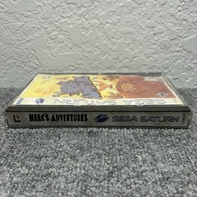 Herc's Adventures (Sega Saturn, 1997) Complete CIB Tested & Working Damaged Case