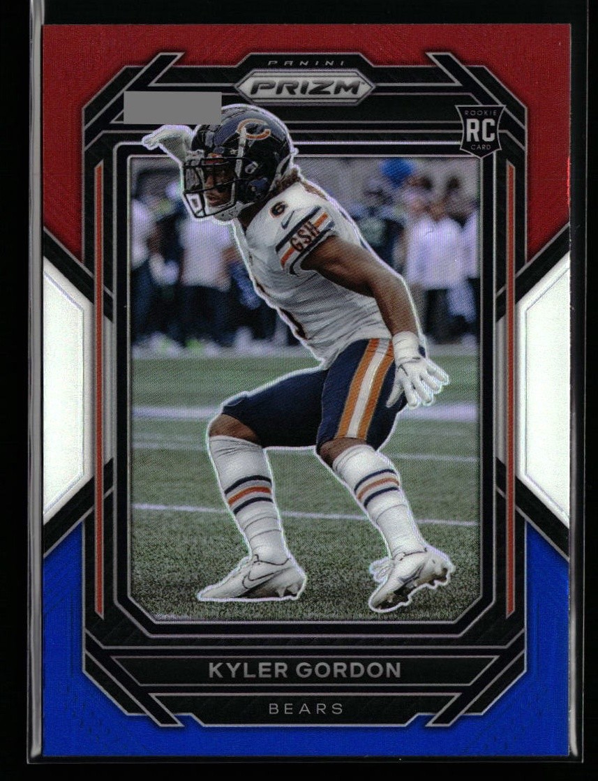Kyler Gordon 2022 Panini Prizm #385 Red White Blue Prizm Rookie Chicago Bears