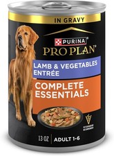 Purina Pro Plan Lamb Vegetables Wet Dog Food Gravy 13oz 12ct
