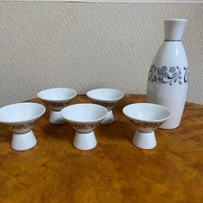 Ensemble de saké Noritake Blue Waltz Tokkuri 1 tasse 5 n°60