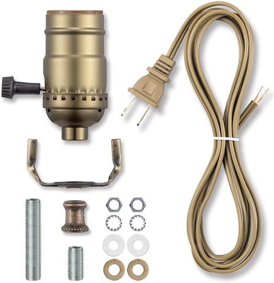 Lamp Making Kit, Lamp Parts for Repair Replacement or Rewire Table and Floor ...