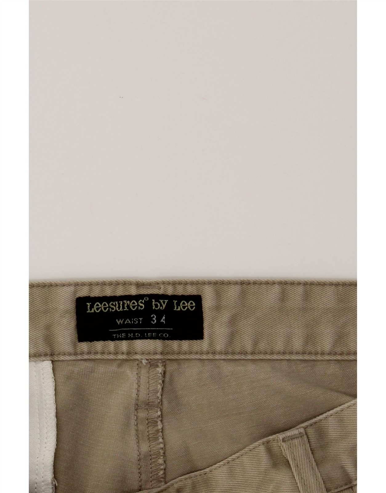 LEE Mens Straight Casual Trousers W34 L34 Beige Cotton DE52 thumbnail 5