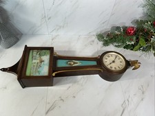 Vintage Seth Thomas Banjo George Washington Wall Clock  Not tested