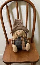 Spencer Cloth Scarecrow Fall Decoration  By Honey